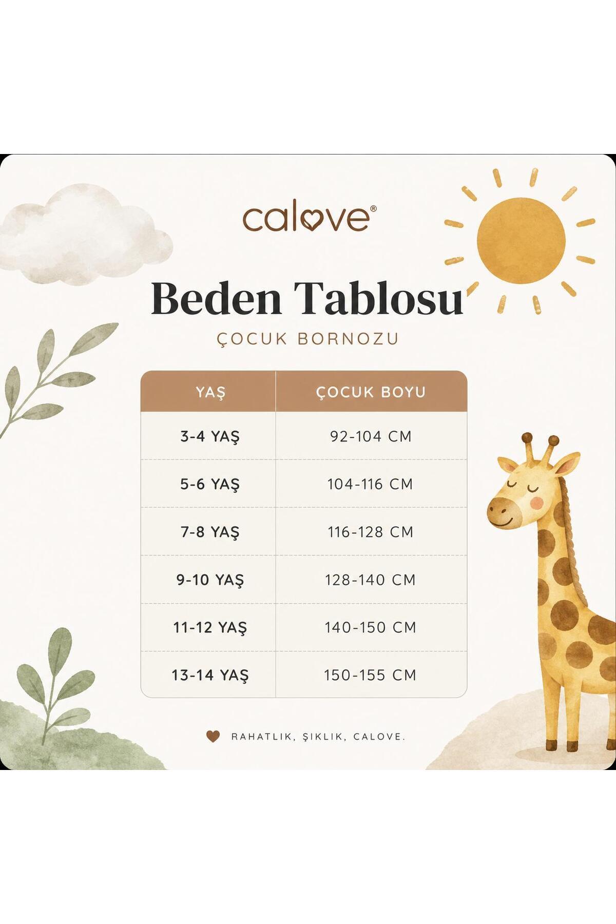 Baykuş çocuk bornozu - görünüm 4